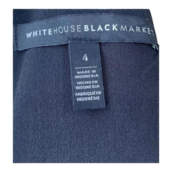 WHBM Dress 4 Tiered Ruffle Flapper Black Pink Floral Halter Party Mini Feme - Picture 8 of 10